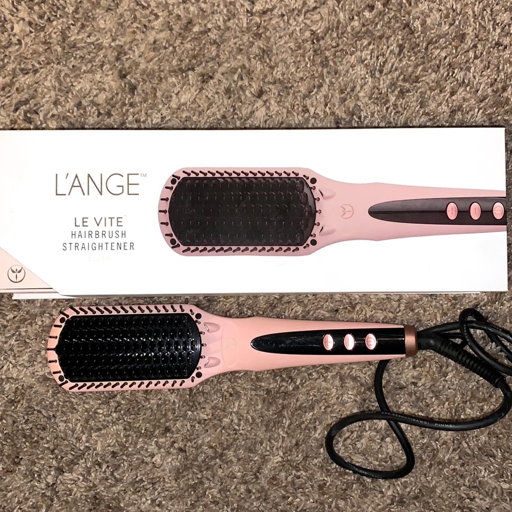 Lange hairbrush straightener 💗